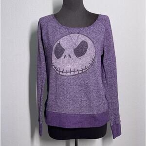 Disney Parks Nightmare Before Christmas Top Women S (estimate) Purple Wide Neck